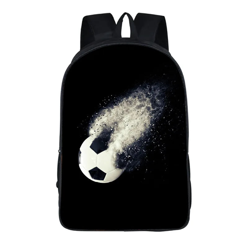 Football Backpack Polyester Schoolbag Mochila Escolar Kid's Bag