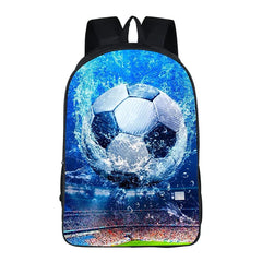Football Backpack Polyester Schoolbag Mochila Escolar Kid's Bag