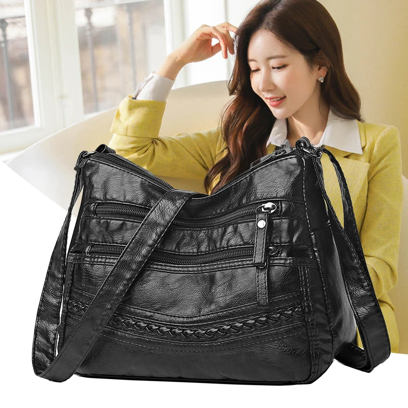 Soft Leather Women's Crossbody Bag