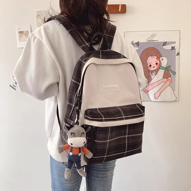 Teen Girls Anti-theft Shoulder Backpack School Bag