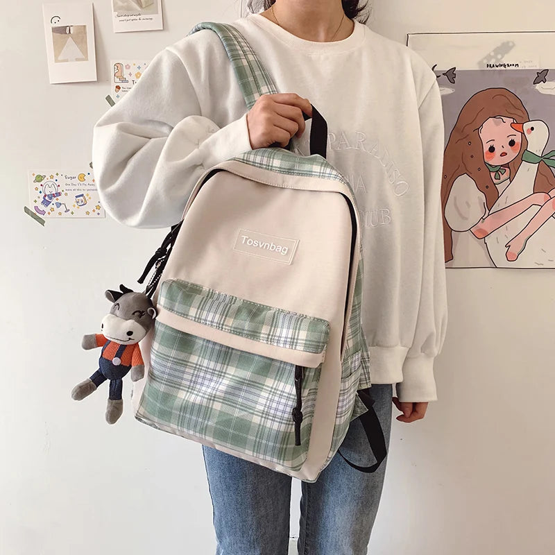 Teen Girls Anti-theft Shoulder Backpack School Bag