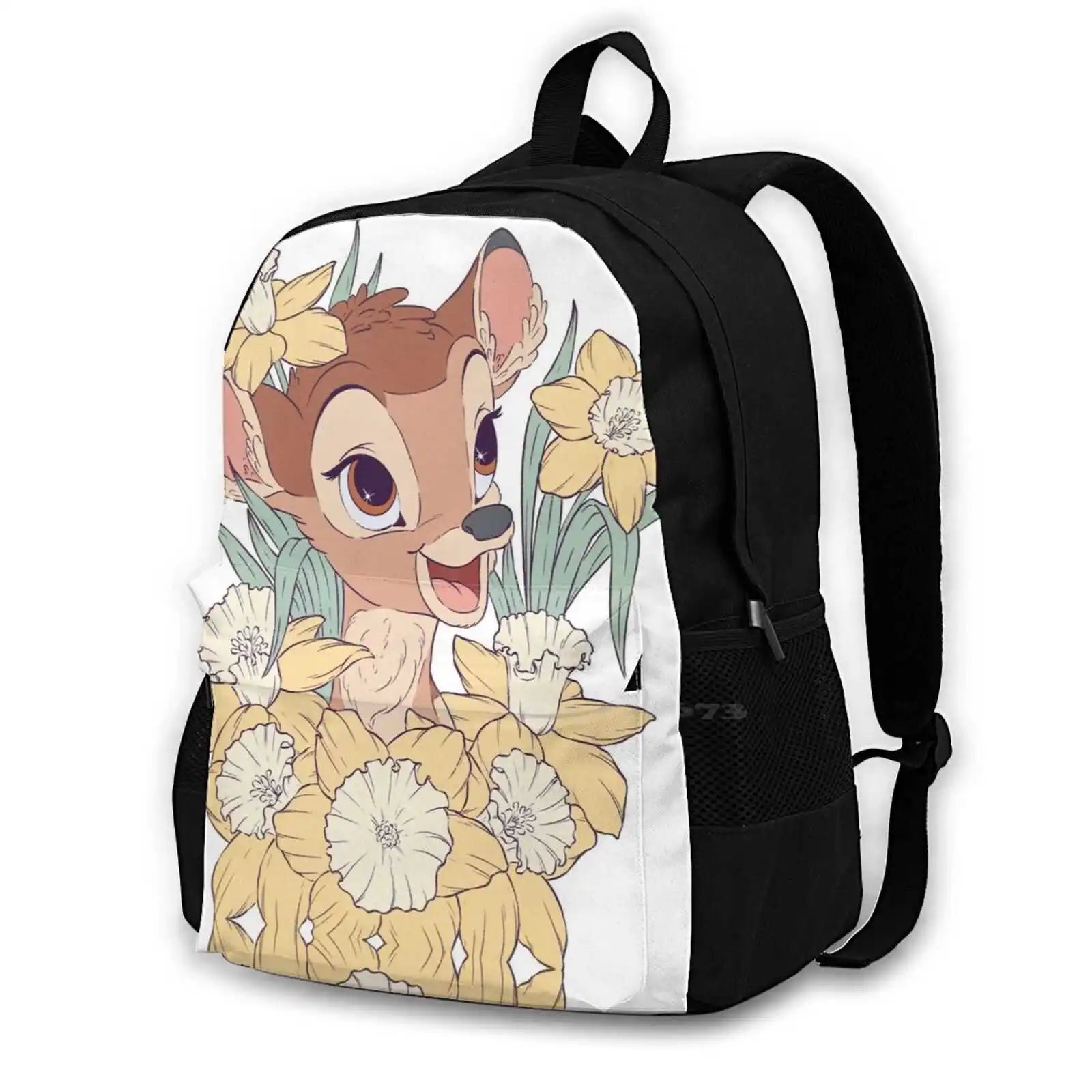Forest Prince 3D Print Backpack Deer Fanart Casual Bag