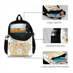 Forest Prince 3D Print Backpack Deer Fanart Casual Bag