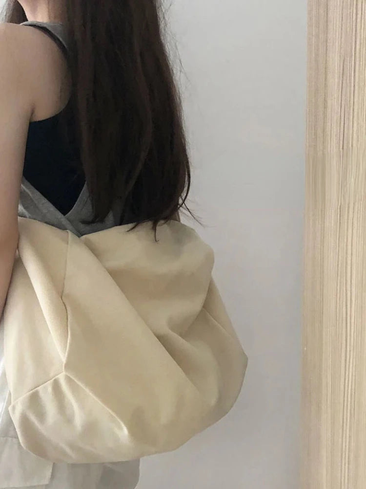 Canvas Tote Bag Women Shopper Large Capacity Crossbody Bags Female Handbags