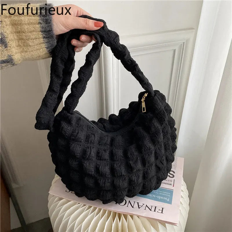 Foufurieux Casual Bags Women's Solid Minority Shoulder