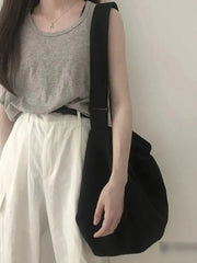 Canvas Messenger Bag Large-capacity Shoulder Bag