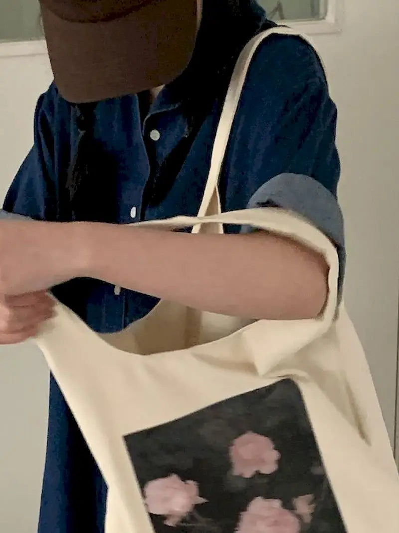Foufurieux Canvas Shoulder Bag Large-capacity Literature and Art
