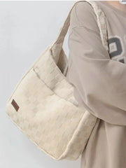 Foufurieux Canvas Tote Bag for Women Underarm Shoulder Bag