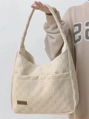 Foufurieux Canvas Tote Bag for Women Underarm Shoulder Bag