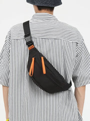 Sports Shoulder Bag Japanese Waist Bag Men Casual Messenger Backpack