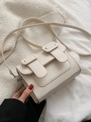 Foufurieux Mini PU Leather Crossbody Bag for Women