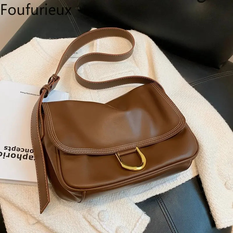 Foufurieux Women's Handbag PU Leather Large Capacity