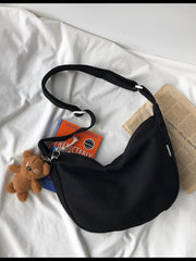 Canvas Crossbody Bags Women Shoulder Handbags Casual Purses Solid Bag