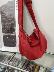 Foufurieux Canvas Shoulder Bag Large Capacity Ladies Travel Handbag