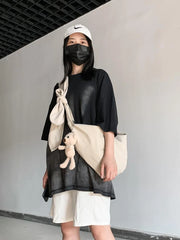 Foufurieux Nylon Large Dumpling Shoulder Bag