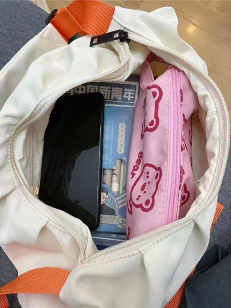 High Capacity Canvas Crossbody Bags for Women