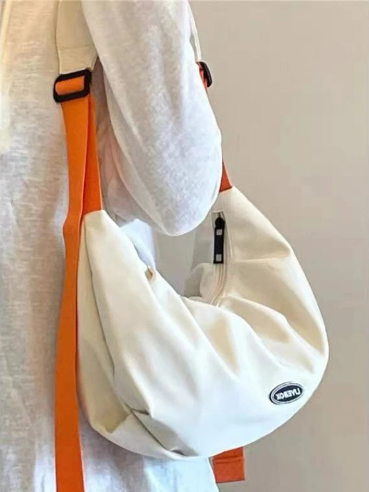 High Capacity Canvas Crossbody Bags for Women
