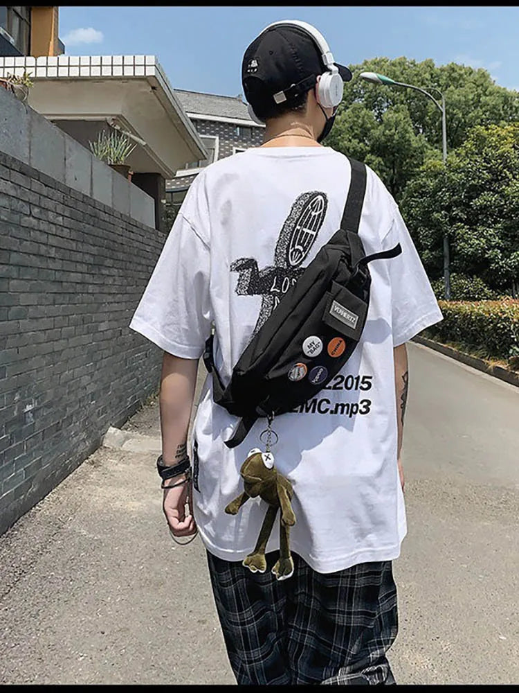 Japanese Casual Chest Bag Female Stud