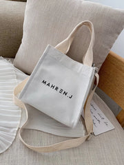 Foufurieux Japanese Canvas Bag Women Bag Summer All-match Messenger Bag Handbag