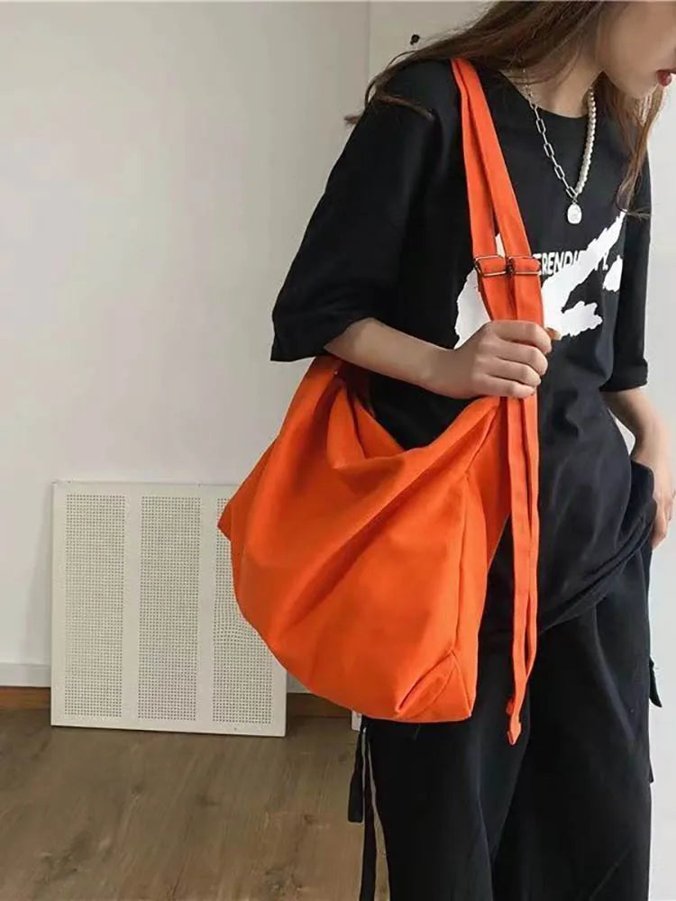 Japanese Leisure Yoga Bag Student Large Capacity Packs Canvas 