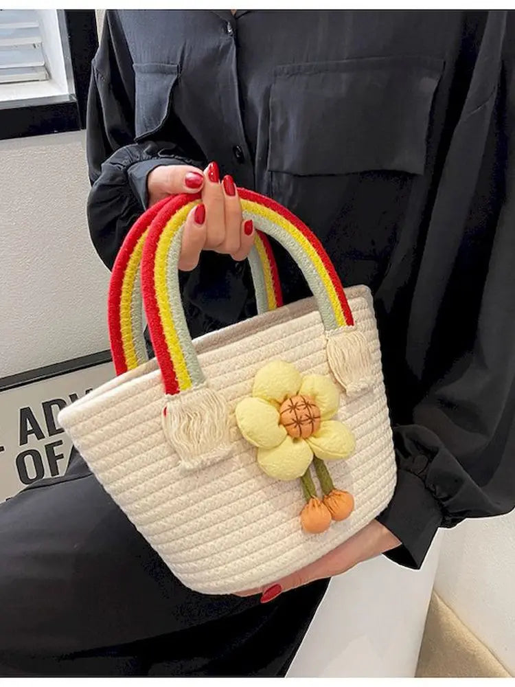 Large Capacity Portable Bucket Bag for Women