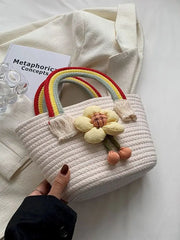 Large Capacity Portable Bucket Bag for Women