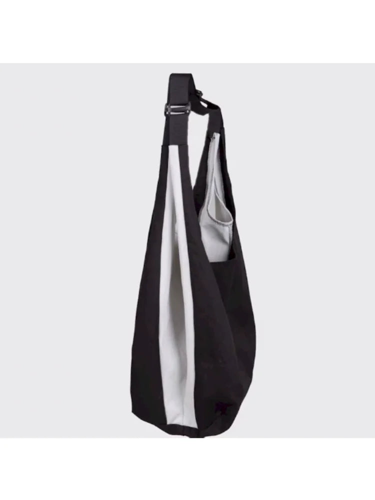 Large Patchwork Canvas Shoulder Bag