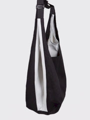 Large Patchwork Canvas Shoulder Bag