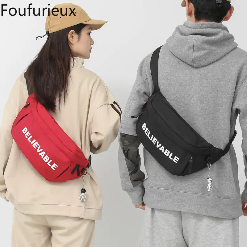 Large-capacity Chest Bag Japanese One-shoulder Small Backpack Female Students