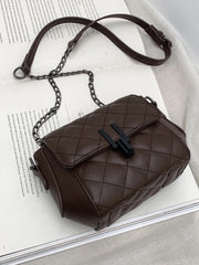 Foufurieux Rhombus Chain Bag Women's Crossbody Bag