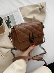 Foufurieux Rhombus Chain Bag Women's Crossbody Bag