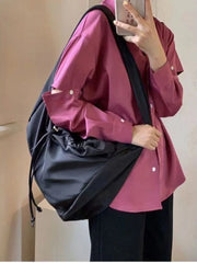 Casual Nylon Messenger Bag Japanese Style Men Women Students Shoulder Bag