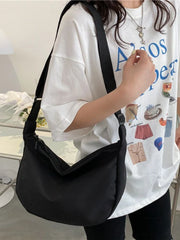 Oxford Women's Shoulder Bag Casual Travel Tote Solid Hand Messenger Purse