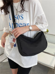 Oxford Women's Shoulder Bag Casual Travel Tote Solid Hand Messenger Purse