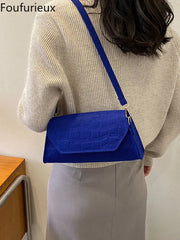 Foufurieux PU Leather Plaid Totes Wallet High Bag Girls Casual