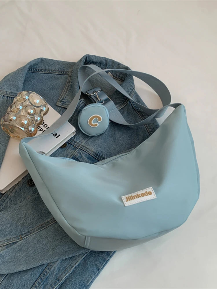 Foufurieux Soft Nylon Shoulder Messenger Bags for Women