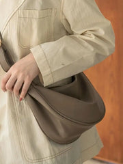 Large-capacity Pu Leather Messenger Bag Female