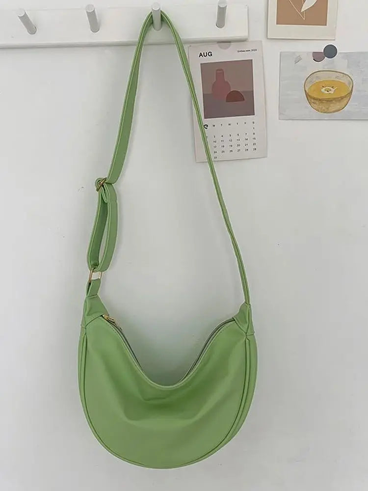 Large-capacity Pu Leather Messenger Bag Female