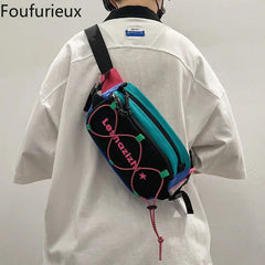 Foufurieux Summer Ins Single Shoulder Messenger Bag