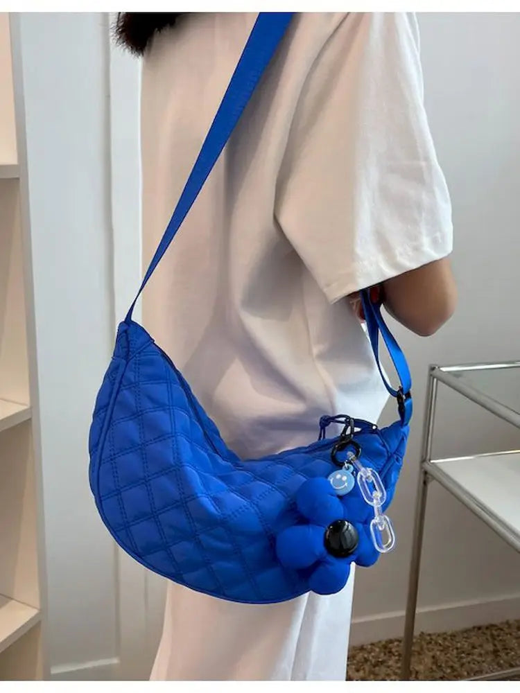 Foufurieux Summer Large-capacity Bag Women Rhombus Women Bag Casual Shoulder