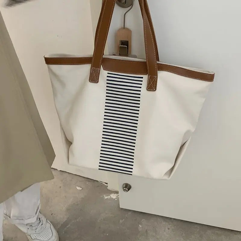 Foufurieux Tote Bag Canvas Zipper Shoulder Bags Y2k