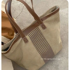 Foufurieux Tote Bag Canvas Zipper Shoulder Bags Y2k