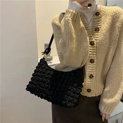Foufurieux Winter Cross Bag Large-capacity Handbag