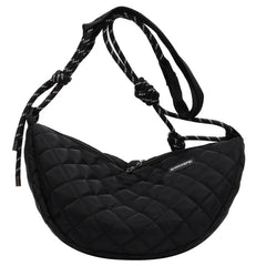 Foufurieux Woman Shoulder Bag Big Capacity Solid Nylon Cloth
