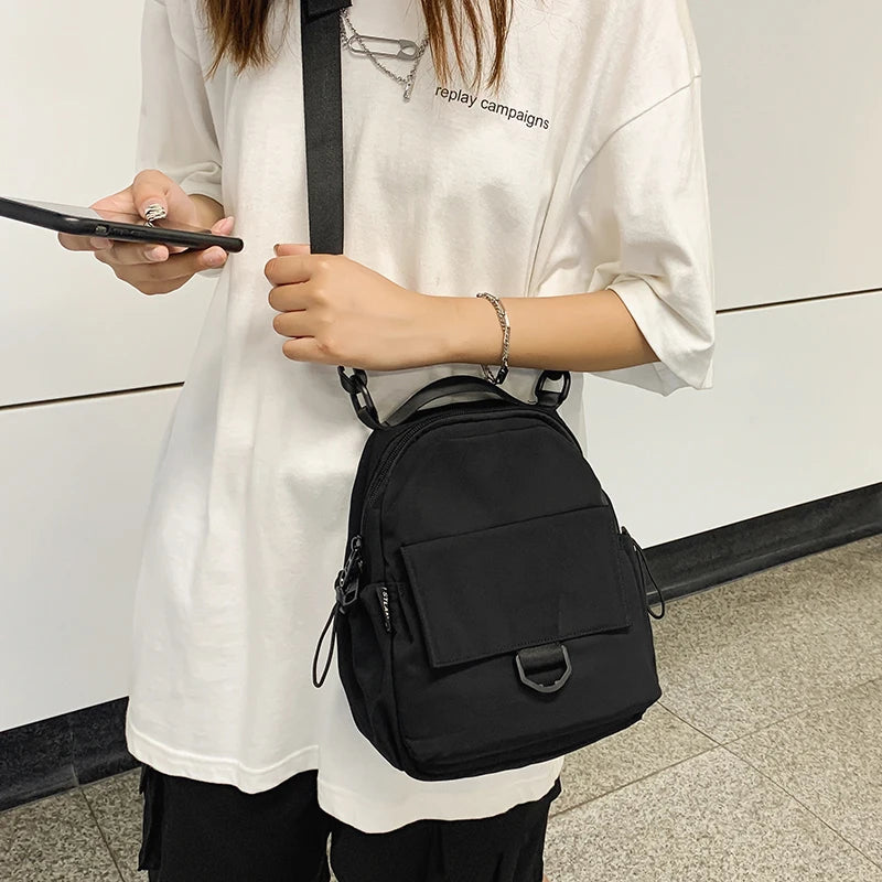 Foufurieux Women's Crossbody Bag Solid Leisure Backpack