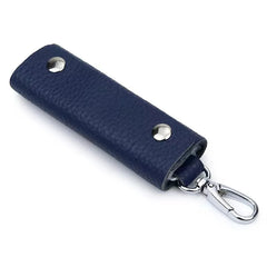 Vintage PU Leather Key Bag, Multi-Function Vertical Square Key Pouch