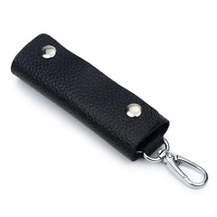 Vintage PU Leather Key Bag, Multi-Function Vertical Square Key Pouch