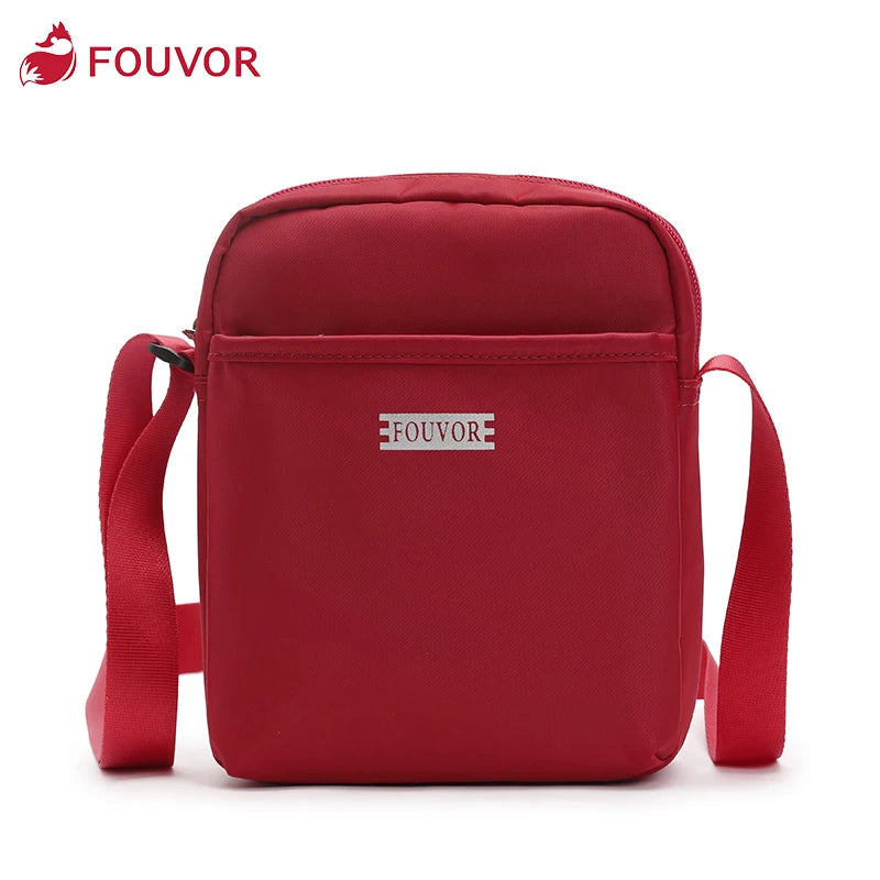 Canvas Shoulder Bag Small Fresh Student Messenger Bag 2957-01