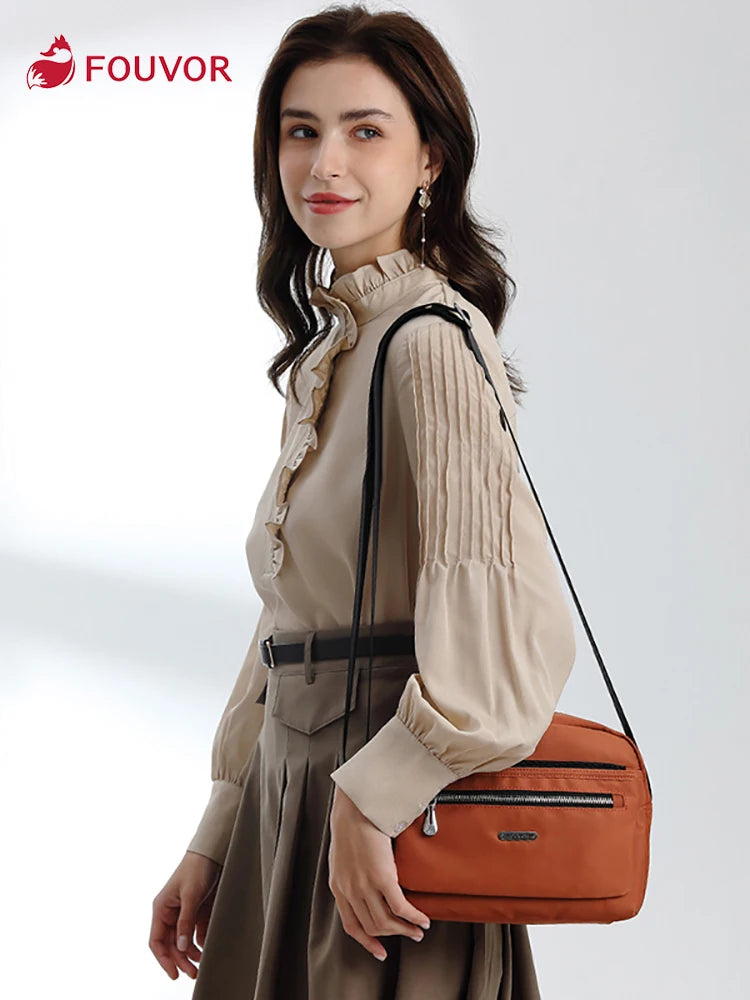 Oxford Shoulder Messenger Bag for Women Canvas Mother Bag
