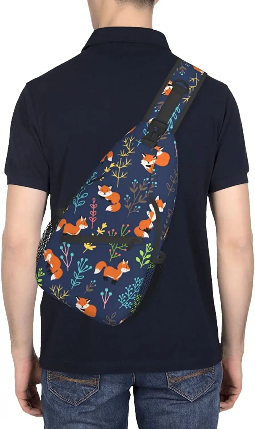 Fox Foxes Sling Backpack Crossbody Shoulder Bag Chest Dayp